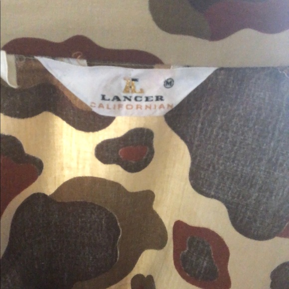 Vintage camo shortsleeve button down - Picture 5 of 6